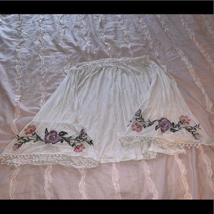 Floral Off The Shoulder Blouse